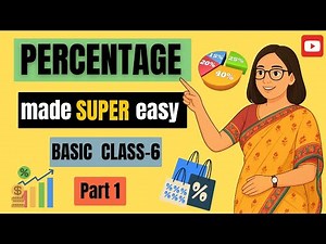 Don’t Fear Percentage – Learn it the Fun Way with Real Life Examples! Maths Class 6