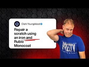 Cubes Being Repaired Using an Iron and Rubio Monocoat