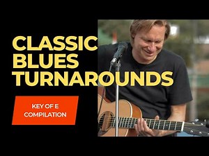 Blues Guitar Turnarounds in E | Acoustic (Vintage Fingerstyle Licks) 12-Bar Blues Lesson