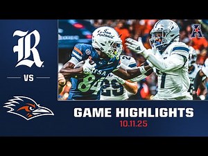 Rice vs UTSA Football Highlights | Oct. 11, 2025