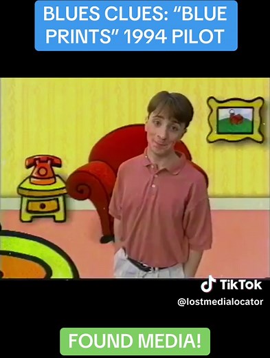 Discovering the Blues Clues 1994 Pilot Blueprints