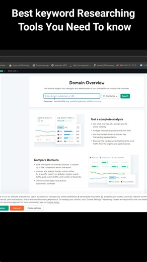 Best Keyword Researching Tools Semrush. #shorts #keywordresearch #keyboard #tools #semrush #viral