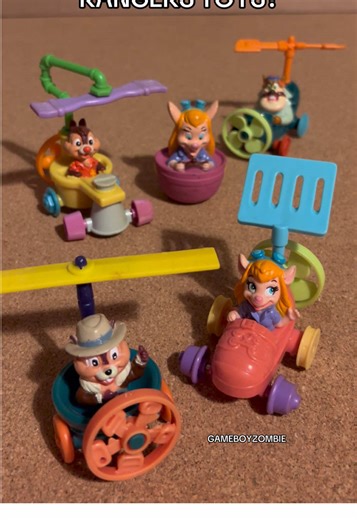 1989 McDonald's Chip 'N' Dale Rescue Rangers Toys Nostalgia