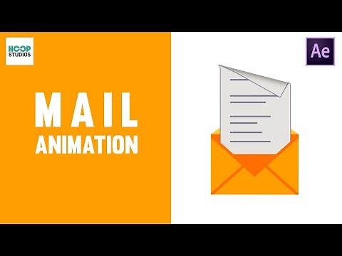 Mail Animation | After Effects Tutorial | HOOP STUDIOS