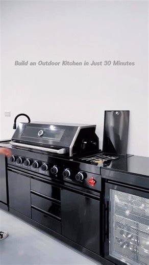 Outdoorkitchens Diy | 🚫No contractors needed. 🔨Build a full outdoor kitchen in just 30 minutes. By cutting labor, design, and middlemen, we reduce unnecessary... | Instagram