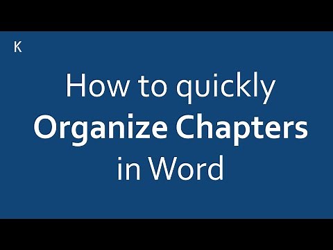 Organize Documents Quickly using the Navigation Pane in MS Word