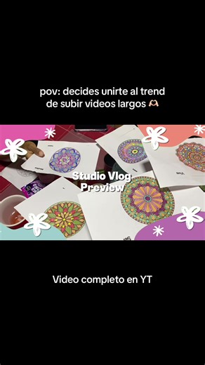 Vayan a ver mi studio vlog en YT 🥺 link en mi biografía 💜 #videoslargos #vlogs #vlog #studiovlog mi primer video largo