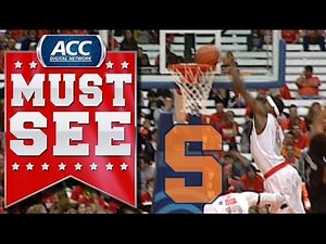 Syracuse's C.J. Fair Drives Baseline For Big Dunk | ACC Must See Moment