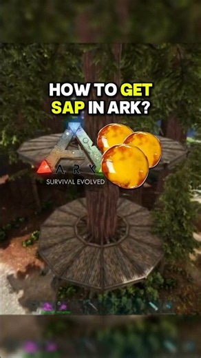 How To Get Sap in ARK Survival Evolved? #ark #arksurvivalevolved #shorts