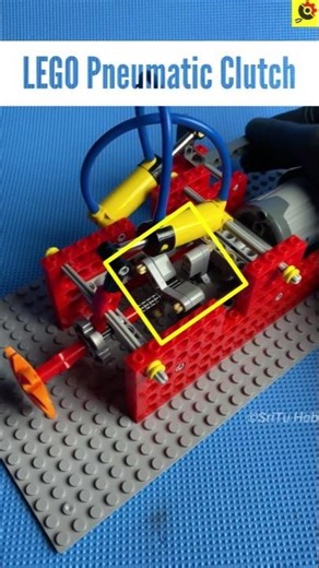 LEGO Technic Pneumatic Clutch Mechanism #lego #legotechnic
