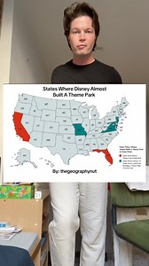 159K views · 389 reactions | USA states where Disney ALMOST built a theme park! | Chris Tuck | Facebook