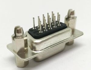 [Hot Item] Vertical/Straight to PCB VGA 15-Pin D-SUB Connector with Board Lock