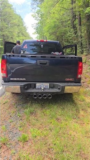 2009 GMC Sierra with a 6.2/4L60, #btr redhot cam and equal length exhaust to Corvette tips