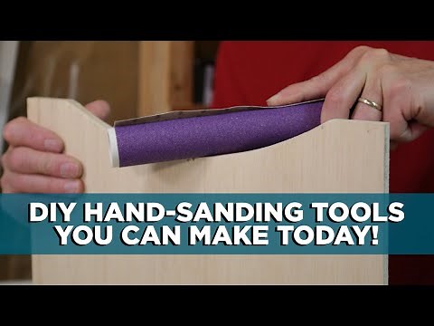 How to Easily Sand Flat and Curved Edges