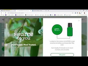 How to validate purity of doTERRA essential oils - Quality Reports