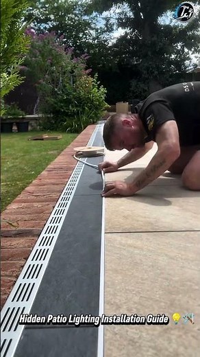 Stunning LED Patio Border Upgrade ✨🏡 #OutdoorLiving #DIY
