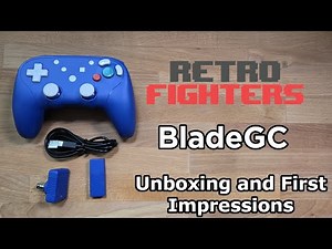 Retro Fighters BladeGC Gamecube Controller - Unboxing and First Impressions