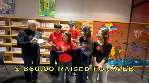 Wow ! What an amazing night Parkdale Collegiate Institute welcoming grade 8 students and being able to present the WEB students with the proceeds of our recent Fundraiser! Well done Alumni ! #parkdalealumnifoundation | Parkdale Alumni Foundation