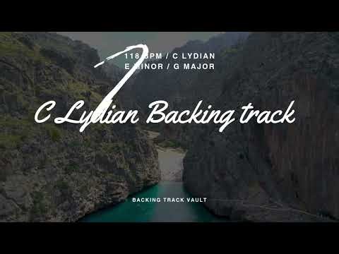 Lydian Backing Track in C | 118 BPM | Guitar Backing Track