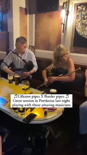 Irish Traditional Music Session featuring Border Pipes and Uilleann Pipes