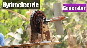 Simple Hydroelectric generator Invention with fan coil | Creative Own