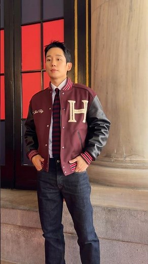 TOMMY HILFIGER | Jung Hae In arriving at the Tommy Hilfiger Spring 2027 Runway show