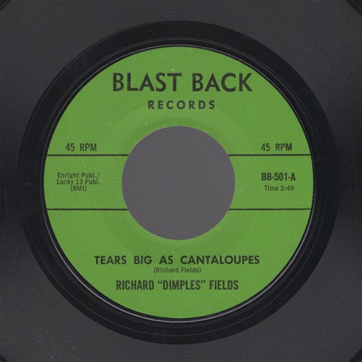 Richard "Dimples" Fields / The Memories - Tears Big As Cantaloupes / Dedication Time