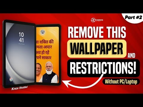 How to Remove Restrictions from Government Tablet | New Samsung Galaxy Tab A9 Knox Bypass | Codivio