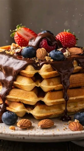 Gluten-Free Waffles That Taste Like Dessert 🧇🍫
