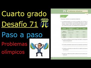 ✅CUARTO GRADO DESAFÍO 👉71 Problemas olímpicos🤸 🤸‍♂️ ⛹️🏀