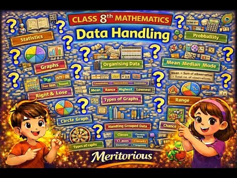 Class 8th Maths | Data Handling | English Medium | Meritorious Learning #onlineclasses