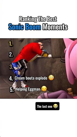 Ranking The Best Sonic Boom Moments 😭