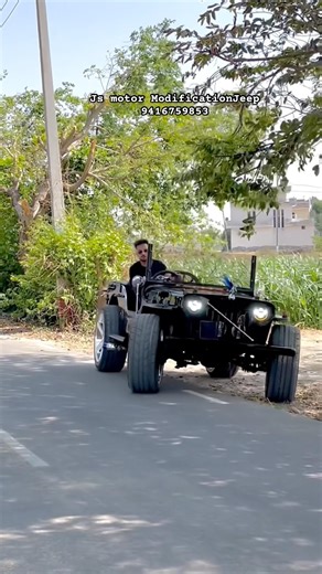 Js motor ModificationJeep #open #jeep #wiily #jeep #automobile #thar #offroad #modified #music