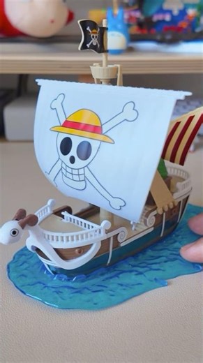 The coolest One Piece figure?! 🏴‍☠️ #modelkit #speedbuild #bandaispirits
