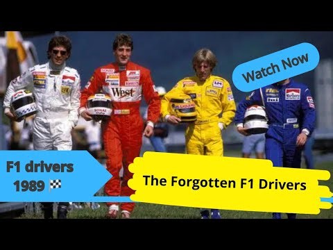 The Forgotten Formula 1 Drivers of 1989 🏁 season #40