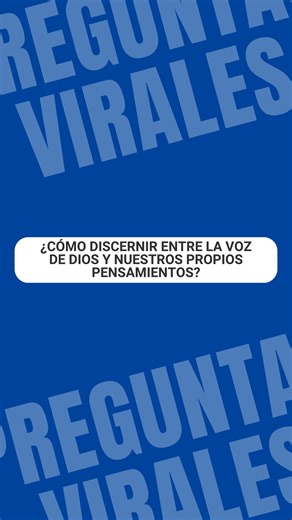 Otoniel Font | ¿Cómo discernir entre la voz de Dios y nuestros propios pensamientos? Es una de las preguntas más comunes… y más importantes. A veces... | Instagram