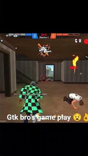 GTK bro's game play 😧👌👍 /// FREE FIRE MAX #freefire #redstonegamer #ffviral