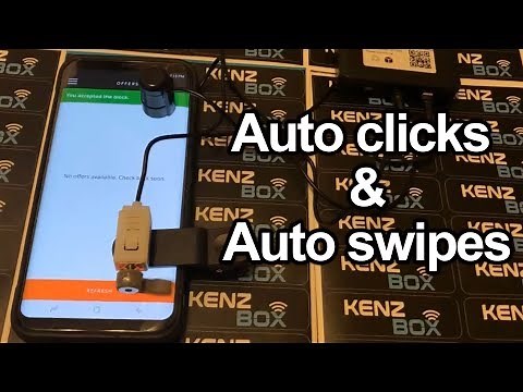Auto clicker and auto swiper amazon flex swipe to accept Kenz Box
