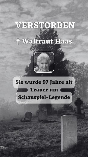 Verstorben (von Norbert K.) on Instagram: "Waltraut Haas deceased - The popular ‘Mariandl’ actress Waltraut Haas has passed away. The actress shot to fame with her role as the Wachau girl in the 1947 Heimatfilm ‘Hofrat Geiger’ alongside Hans Moser. In the remake ‘Mariandl’ (1961) and in the sequel ‘Mariandls Heimkehr’ a year later, she played the role of the mother. In the operetta ‘Abschiedswalzer’ - then at the Vienna Bürgertheater - she appeared as a young woman together with Peter Alexander.