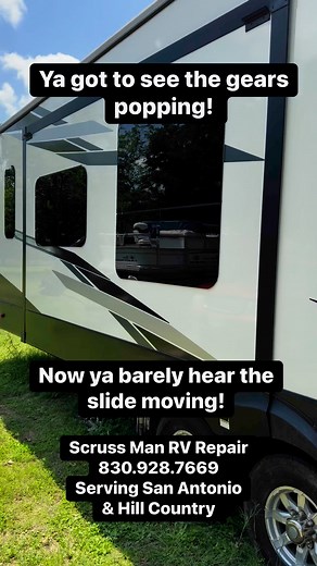 130K views · 308 reactions | After Scruss Man RV Repair fixed the popping slide with adjustments and a slide service bracket the slide functions good as new! | Scruss Man RV Repair | Facebook
