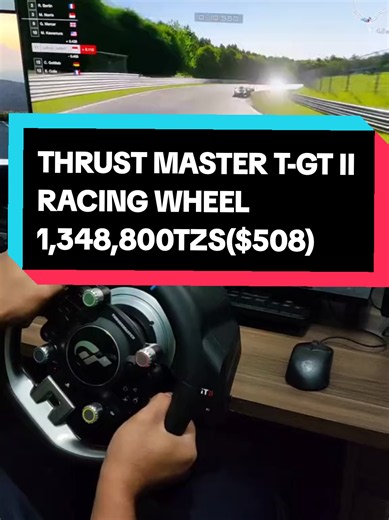 THRUSTMASTER T-GT II — higher-end PlayStation/PC setup 🎮 Platforms: PS5, PS4 & PC ⚙️ Force Feedback: T-LIN / T-DFB technology 🔄 Rotation: Up to 1080° 🏁 GT-optimized: Designed specifically around Gran Turismo 🦶 Pedals: T3PA GT pedal set included 🔧 Wheel: Detachable 🎛️ Multiple programmable controls 🏎️ Compatible with Thrustmaster's racing ecosystem 💪 Designed for serious sim racing rather than casual gaming #100kfollowers #blowthisup #simracing #thrustmaster