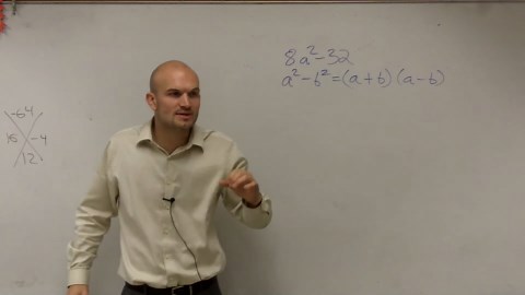 Using the formula for difference if two squares to factor a polynomial