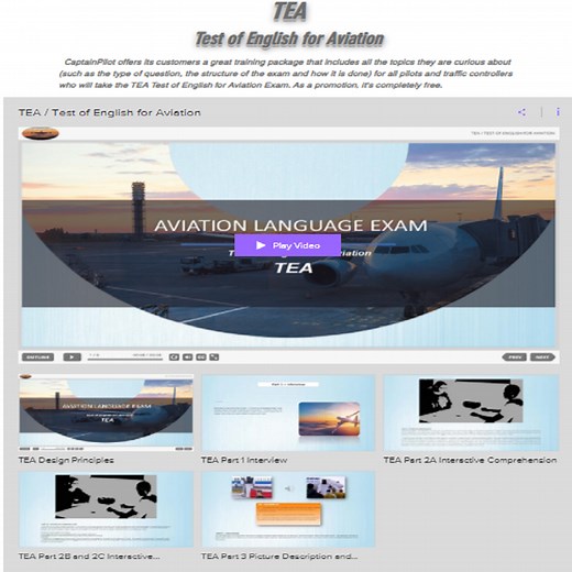 Prepare for the TEA Exam – Free ICAO Aviation English Training | CaptainPilot