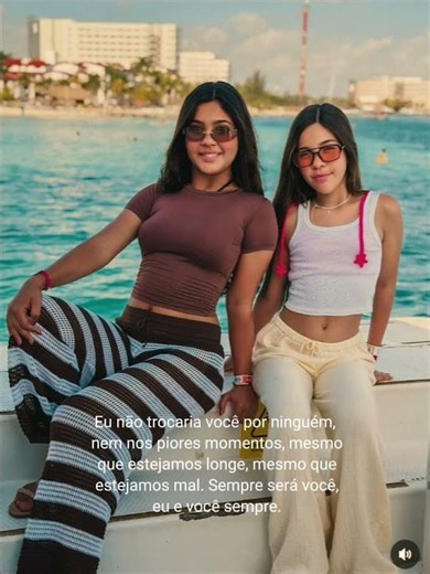 eu não te trocaria por ninguém lorena e Manu
