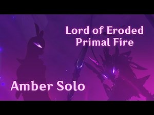 Amber Solo vs Lord of Eroded Primal Fire "No Hit" (-44438 HP)