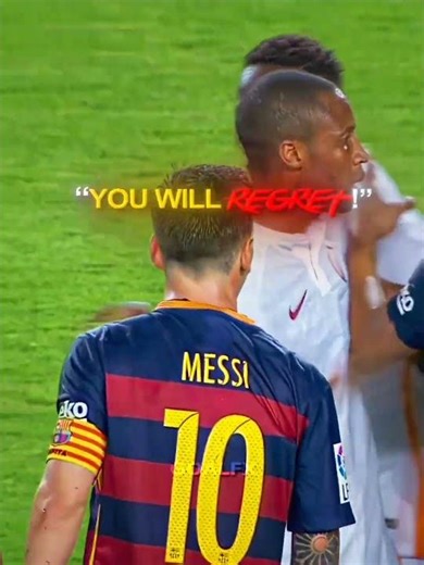 When Messi Disrespected Mapou 🤯💀 #messi #barcelona #roma #mapou #viral #football