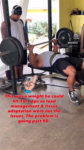 BRUTAL Pec Tear on Warmup BENCH PRESS from going past 90 degrees is becoming more common