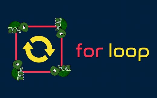 [Python Turtle 海龟绘图] 第5课：for 循环