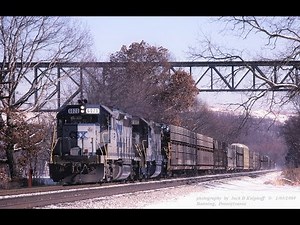 CSX, The Early Colorful Years, Part II. Never knew what you would see. Filmed January-March 1989