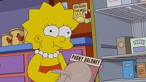 Convincing Lisa to like the X-Cell-Ent Burger? Sounds like an impossible task… | The Simpsons